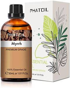 PHATOIL Myrrh Essential Oil 30ML, Essential Oils for Diffuser, Humidifier, Aromatherapy, DIY Candle, Soap and Scented Products Making