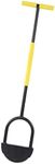 Half Moon Lawn Edger Manual Trimming Shovel Wide Foot Platform High Hardness Carbon Steel for Landscapes Driveway Flower Beds Sidewalks Patios with T Grip