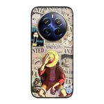 NDCOM for Realme 12 Pro 5G / Realme 12 Pro Plus 5G / Realme P1 Pro 5G Back Cover Anime One Piece Wanted Luffy Printed Glass Case