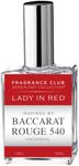 Fragrance Club Genealogy Collection Lady In Red a timeless fragrance with notes of Jasmine, Amber Woods inspired by Bacc Roug 540. 1.9oz. EDP Universal fragrance for Men or Women