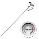Candy Thermometer with Pot Clip & 8 Inch Probe Length - Best Oil Thermometer for Frying,Candy Thermometer for Candy Making,Tall pots,Candle,Candy Making,Deep Frying