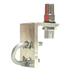 Pro Trucker Aluminum Mirror Mount with Standard 3/8" x 24 Threaded Brass SO-239 Stud for GM Vehicles 1991 and up