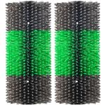 KUNBEIEN 2PCS Livestock Scratch Brushes, Horse Scratcher Full Massage Brush Kit, Relieve Itching on the Back of Livestock, Suitable for Livestock, Horse, Cattle, Sheep, Pig(Green)