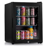 Subcold Super35 LED Mini Fridge | 35L Table-Top Beer, Wine & Drinks Fridge | Energy Efficient with Dual-Glazed Glass Door