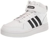 adidas NEO Womens Postmove Mid Shoes white/black/white 7