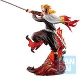 BANDAI Kyojuro Rengoku (Shake The Sword Burn Your Heart) Demon Slayer: Kimetsu no Yaiba Ichibansho Figure