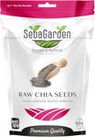 Seba Garden Premium Nutrient-Dense - Raw Black Chia Seeds 1kg (2.2lb) with 5g Protein & 10g Fiber for Salads, Yogurt & Smoothies, Non-GMO, Vegan, Gluten-Free, Keto & Paleo