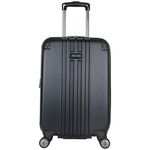 Kenneth Cole Reaction Reverb 20" Hardside Expandable 8-Wheel Spinner Carry-on Luggage, Black