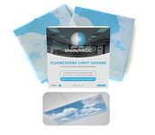 ShadeMAGIC Fluorescent Light Covers for Classroom Office - Light Filter Pack of; Eliminate Harsh Glare That Causing Eyestrain and Head Strain. Office & Classroom Decorations. Light Diffusers (2)