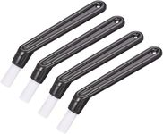 LALOCAPEYO 4PCS Coffee Machine Brush, 5" Length Nylon Head Black for Cleaning Espresso Machines, Grinders