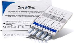 One Step: 5 x Drug Test Kits Urine 10 in 1 Panel Kit - Tests for Heroin, Opiates, Cannabis, Cocaine, Speed and more