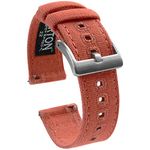 23mm Autumn - BARTON Canvas Quick Release Watch Band Straps - Choose Color & Width - 18mm, 19mm, 20mm, 21mm, 22mm, 23mm, or 24mm