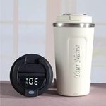 Deera Customized Coffee Tumbler with Temperature Display || Keep Hot Or Cold || Stainless Steel