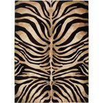 Home Dynamix Area Rug, Polypropylene, Animals Black/Ivory, 7'10" x 10'6"