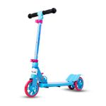 BUMTUM Smart 5inch 3 Wheels Kick Scooter for Kids | 3 Adjustable Height Scooter, Foldable & Attractive PVC Wheels with Rare Brakes Age 5 Years (SkyBlue & Pink)