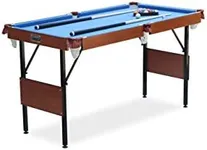 RACK Crux 55 in Folding Billiard/Pool Table (Blue)