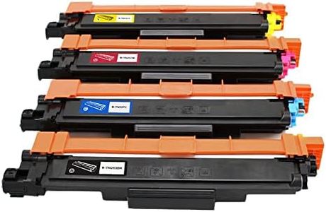 ExtraPrint 4 Pack Compatible Toner Cartridge Replacement for Brother TN253 TN-253 TN257 TN-257 Combo [1BK,1C,1M,1Y] for DCP-L3510CDW HL-L3230CDW HL-L3270CDW MFC-L3745CDW MFC-L3750CDW MFC-L3770CDW