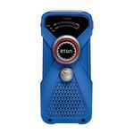 Eton Hand Turbine AM/FM Weather Radio and LED Flashlight - Blue (NFRX1WXBL)