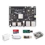 VisionFive2 Open Source RISC-V Single Board Computer, Quad-core StarFive JH7110 64-bit CPU, LPDDR4 8GB RAM 3D GPU, Dual Gigabit Network M.2 M-Key Port, Support Linux (Bundle 3-with WiFi 6 Dongle)