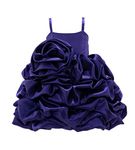 PINK WINGS Baby Girl Purple Tutu Knee Length Dress (0-3 Months, Purple)