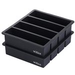 witice Silicone Ice Cube Trays Large for Whisky(2-Pack) - Butter Mold,With Easy Release Ice Cubes for Whiskey and For Cocktail,Food Grade