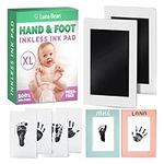 Luna Bean Baby Hand and Footprint Kit - Babys First Christmas - Ink Pad for Baby Hand and Footprints (13pcs) - Non-Toxic Baby Keepsake - Inkless Hand and Footprint Kit - Newborn Keepsake - Baby Items