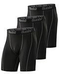 Runhit Men's Compression Shorts(3 P