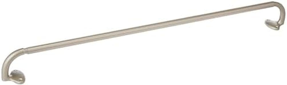 Amazon Basics Room Darkening Blackout Curtain Rod - 71 to 122 cm, Nickel