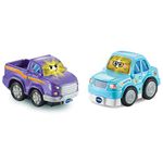 VTech Toot-Toot Drivers 2 Car Everyday Pack with Pick-up Truck and Family Car| Interactive Toddlers Toy for Pretend Play, Lights & Sounds | For Boys & Girls 12 Months, 2, 3, 4 + Years, English Version