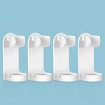 Yoassi Electric Toothbrush Holders, 4 Packs Wall Mounted Electric Toothbrush Holder for Bathroom Self-Adhesive Electric Toothbrush Stand Toothbrush Organizer