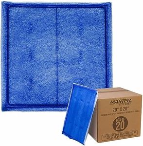 Master Elite Premium Paint Spray Booth Tacky Intake Filter Panel 20" x 20", Box of 20 - Internal Wire Frame, Crossdraft Booth Filtration - Captures Dirt Particles for Dust-Free Autobody Car Refinish