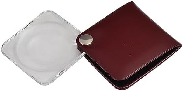 Eschenbach 1740150 Classic Leather Folding Magnifier 3.5X, 50 mm