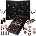 Beauty Advent Calendar 2024 Makeup Set Pampering Skincare Countdown Calendar (Black)