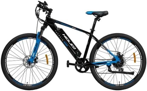 Toutche Heileo M200 | Mountain Electric Cycle | India's Lightest eBikes | 80 KM Range | Removable Battery | 8-Speed Shimano Cassette Gears | 18 x 27.5 (Large)