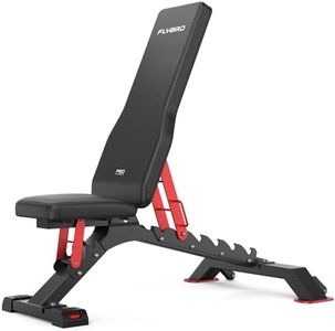 FLYBIRD Weight Bench, 1200LBS Weight Capacity Strength Training Bench Heavy-duty Adjustable Workout Bench