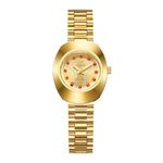 Liebig Stainless Steel Quartz Watch, Men‘s Gold Dial Quartz Watch, Metal Classics Strap Watch for Men Business, L102102, Band Color-Gold