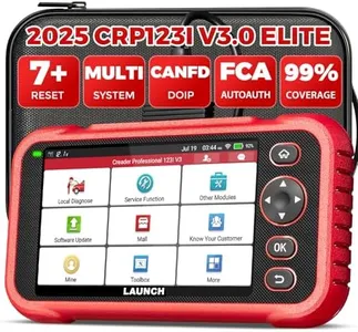 LAUNCH OBD2 Scanner- 2023 CRP123E Elite,ABS SRS Airbag TCM Engine Code Reader,Oil Service/Throttle Body Relearn/SAS Reset/Battery Test,Read&Reset Fault Code,AutoVIN,Free Lifetime Update Scan Tool