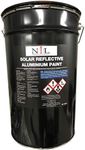 Njl Direct Aluminium Paint Solar Reflective Roof Coating Paint Silver 25 Litre