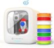 AI-Powered 3D Printer for Kids, Beginner 3D Printer with 8 PLA Filament Set, Huge Toy Library & Modify, Wi-Fi & App Control, Create STEM Toys, High Precision, 16+ Mini 3D Design Module, X-Maker Joy