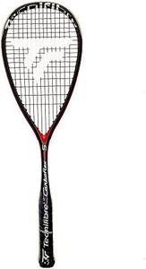 Tecnifibre CARBOFLEX 125 S Adult Squash Racquet, Black, One Size