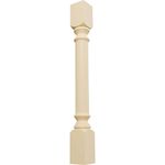 Ekena Millwork COL03X03X35TRMA 3 3/4-Inch W x 3 3/4-Inch D x 35 1/2-Inch H Traditional Cabinet Column, Maple