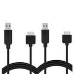 Gomass Charger Cable for PS Vita, Replacement PlayStation Vita 1000 Charging Cable USB Data & Power Charger Cord 3.3 ft 2Pack