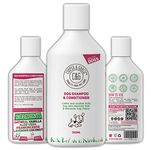 Dog Shampoo & Conditioner 500ML - Anti-Bacterial Anti-Fungal - Calms & Soothes Itchy Dog Skin - Restores Hairs - Remove Bad Odour