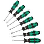 Wera - Hollow Nutdriver Set 7Pc Imperial, 395 Ho/7 3/16in. - 1/2in - 5345230001