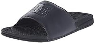 DC Men's Bolsa Slide Sandal, Black/Black/Black, 11