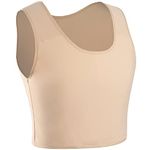 XUJI Half Chest Binder for Transgender FTM (K, 4XL)