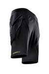 Storelli Sports ExoShield Goal Keeper Shorts, Black, Small