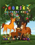 Horse coloring book for toddlers 2-4 years.: 50 colorful and beautifully designed horse illustrations for girls and boys 2 to 4 years old, perfect gift idea for children.