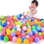 Single 100pcs/200pcs Play Balls Colorful Ball Fun Ball Soft Plastic Ocean Ball Baby Kid Toy Swim Pit Toy (200pcs sports balls)