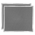 Charcoal Filter Replacement Fits 15.72” x 13.90” HPF30 97020466 Broan range hood filter - Carbon Hood Vent Filter for Ductless Exhaust Fan - Filters and Freshens Kitchen Air Over the Oven (2-Pack)